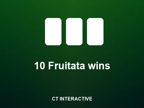 10 Fruitata wins slot tile
