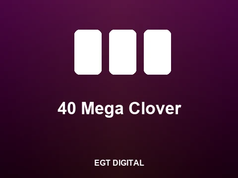 40 Mega Clover slot tile