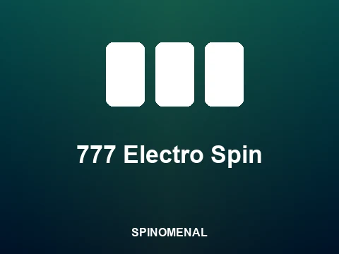 777 Electro Spin slot tile