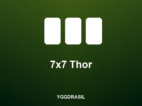 7x7 Thor slot