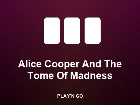 Alice Cooper And The Tome Of Madness slot tile