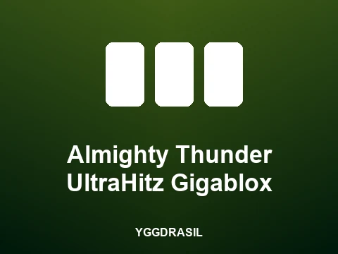 Almighty Thunder UltraHitz Gigablox slot