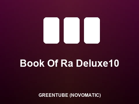Book Of Ra Deluxe10 slot