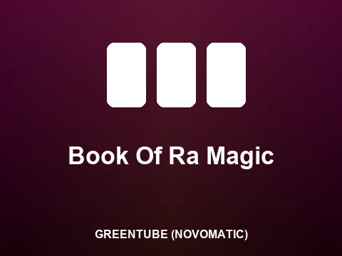 Book Of Ra Magic slot tile