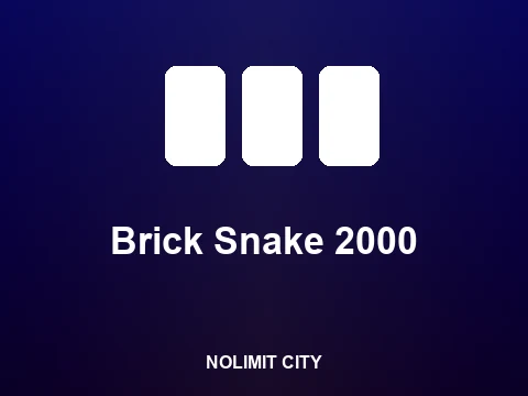 Brick Snake 2000 slot tile