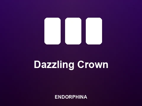 Dazzling Crown slot tile