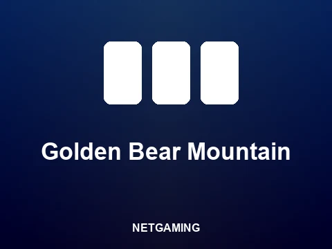 Golden Bear Mountain slot tile