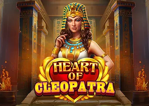 Heart of Cleopatra slot tile