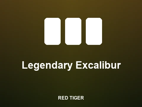 Legendary Excalibur slot
