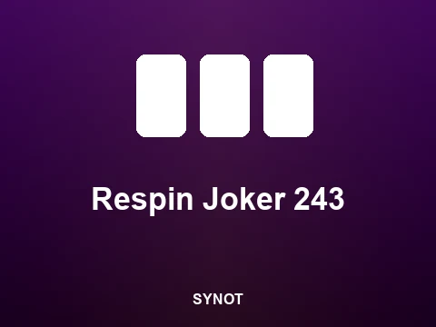 Respin Joker 243 slot tile