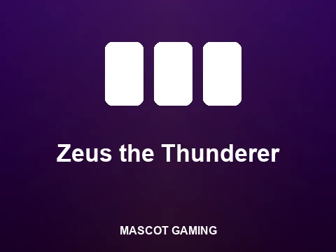 Zeus the Thunderer slot tile