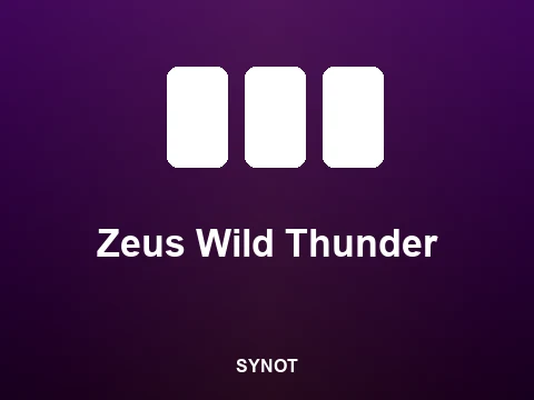 Zeus Wild Thunder slot tile